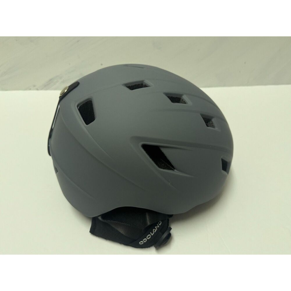 Odoland Ski Helmet Snowboard Helmet M/L Matte Gray New w/ Bag & Box